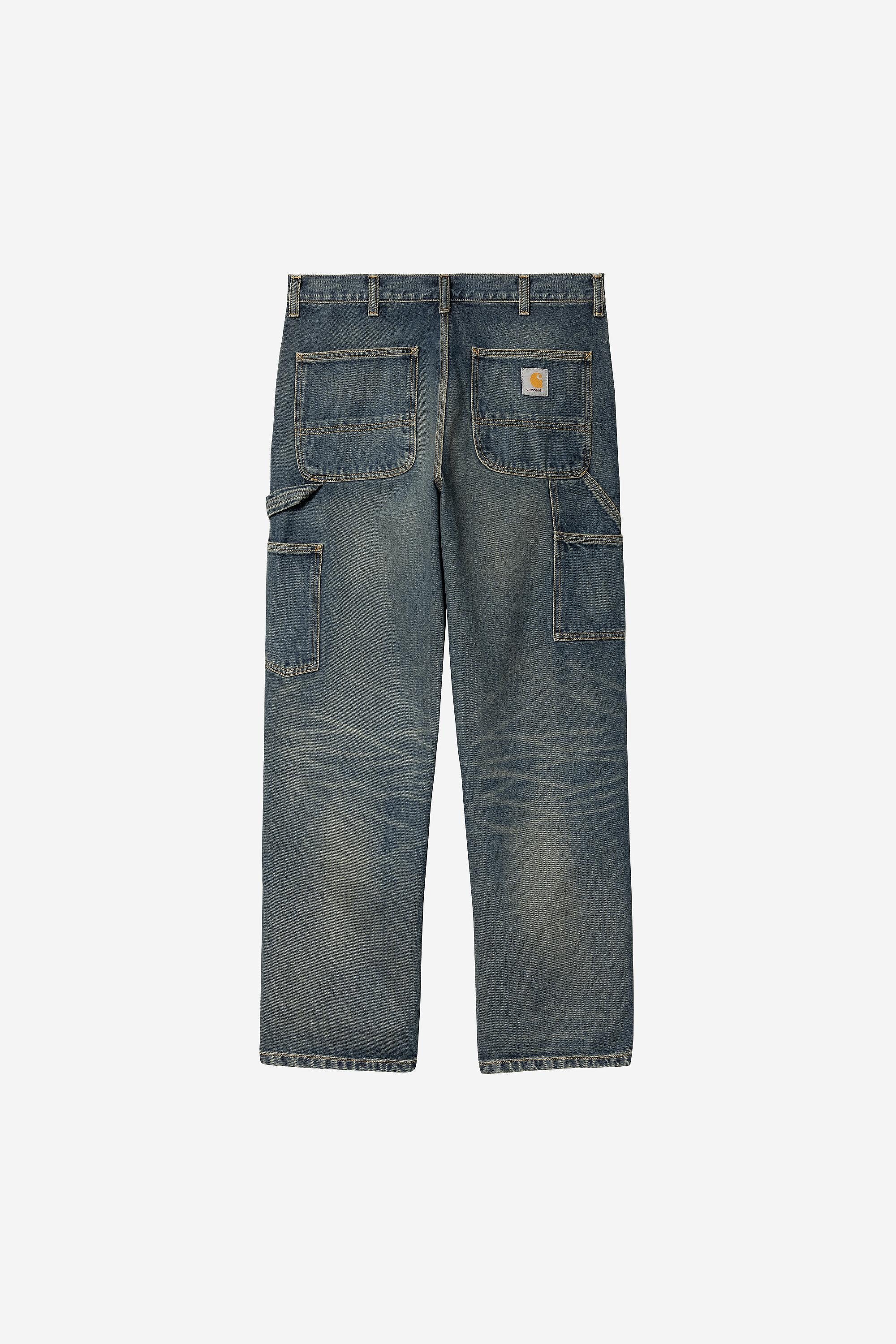 Blue (worn used wash)