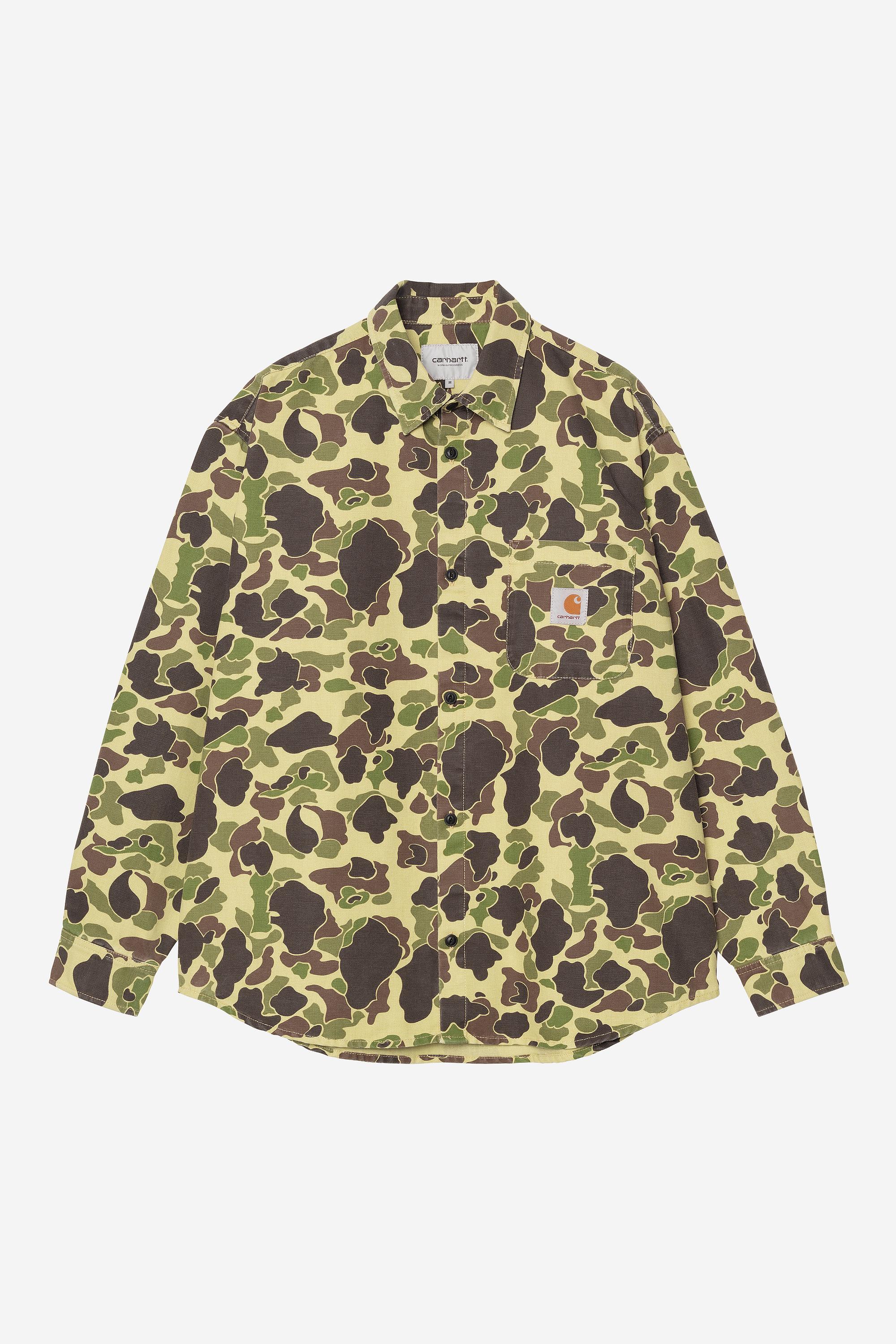 Green Camo Duck (stone washed)