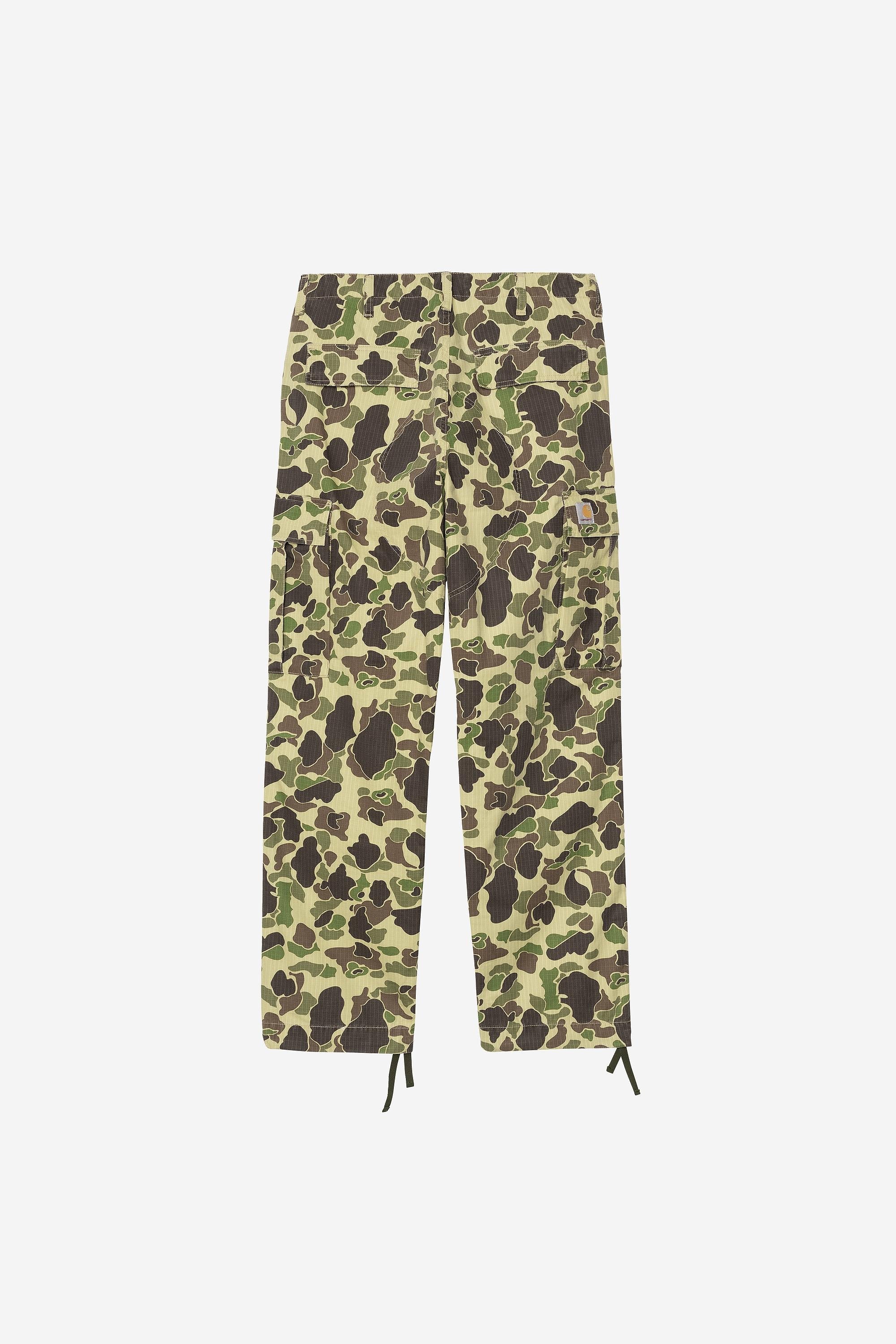 Green Camo Duck (stone washed)