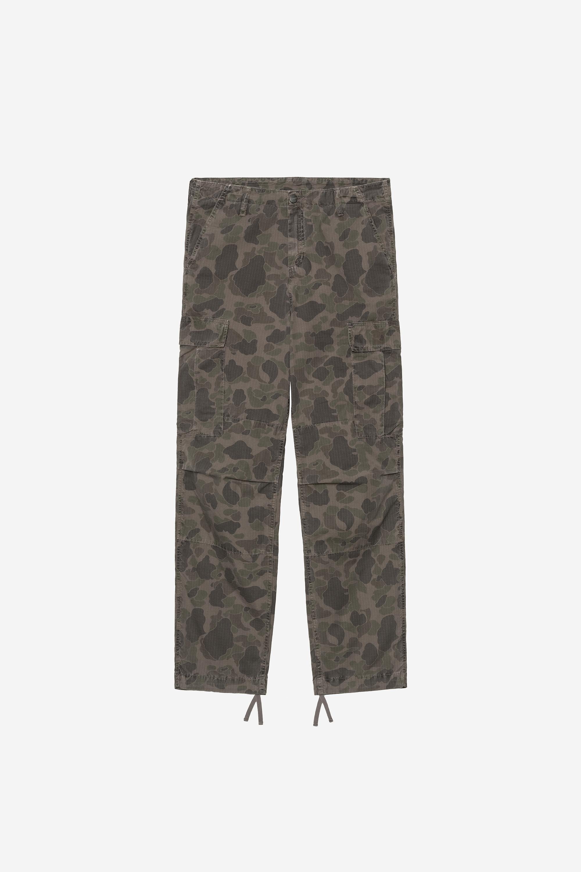Green / Porphyry Camo Duck (garment dyed)