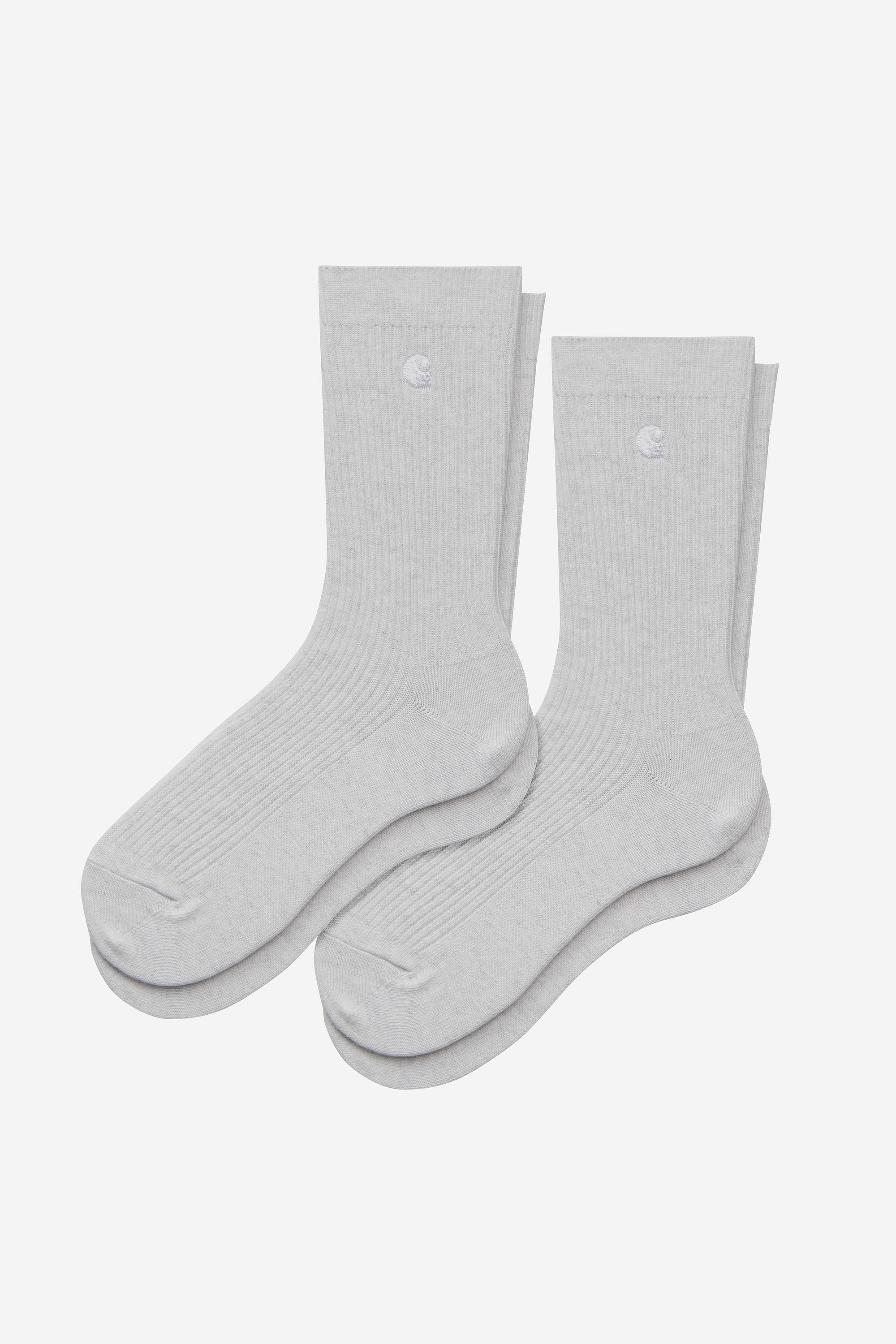 Ash Heather / White
