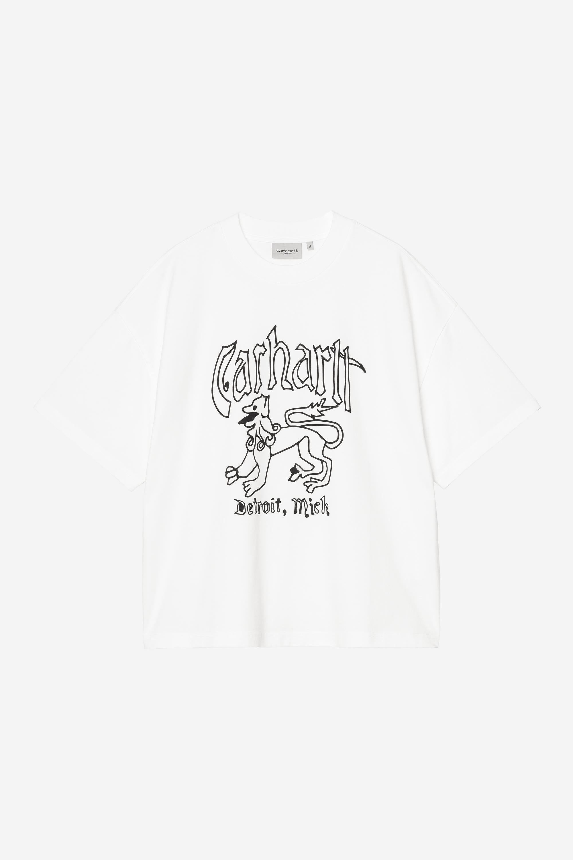 White (heavy stone wash)