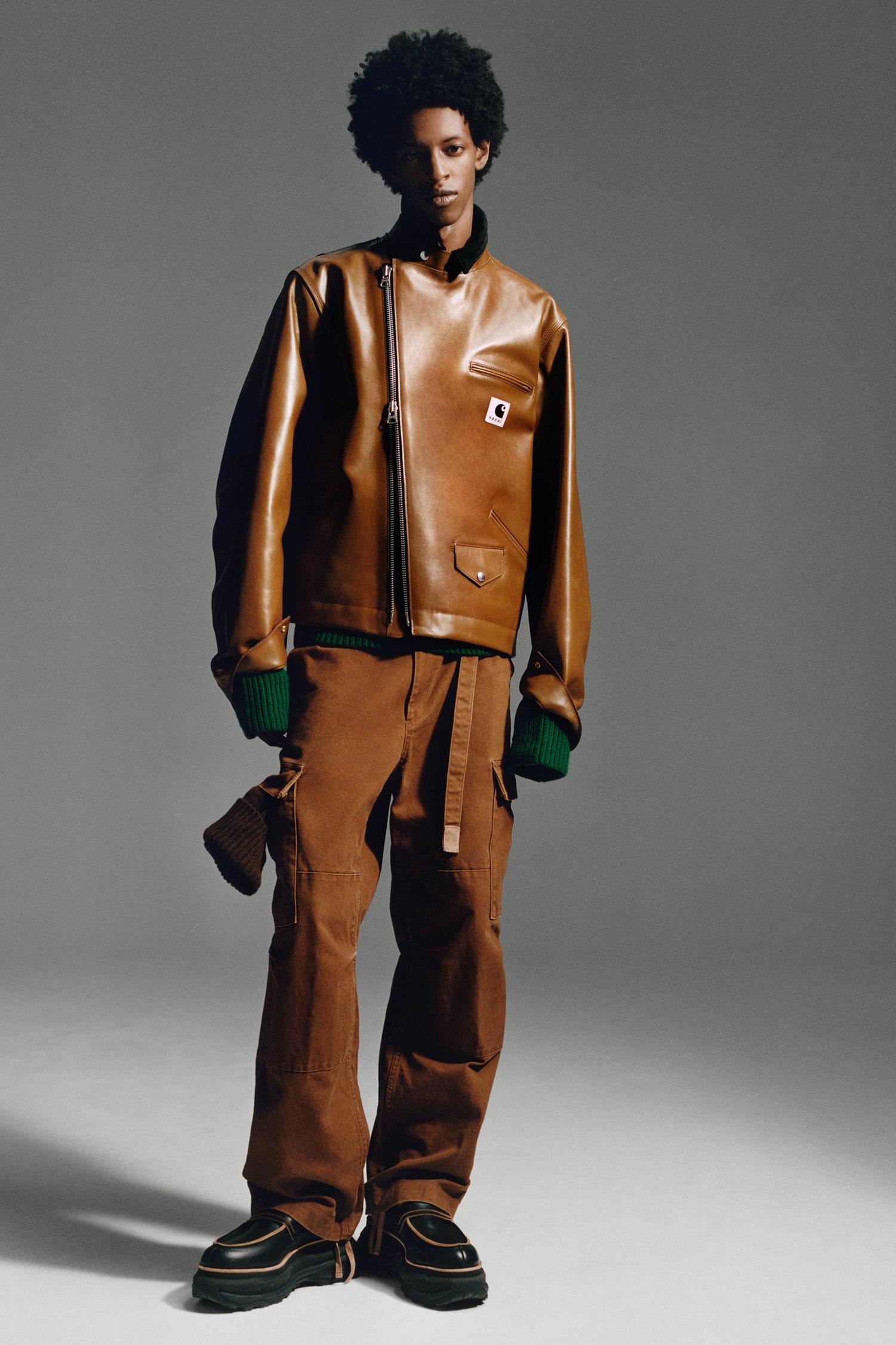 sacai x Carhartt WIP Leather Jacket
